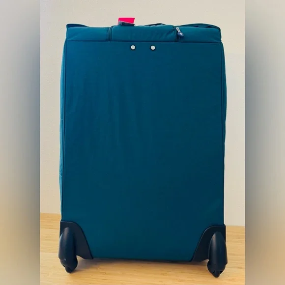 Kipling Darcey LARGE 29” Rolling Luggage Carry on Suitcase Robins Egg Cbt - Picture 12 of 13